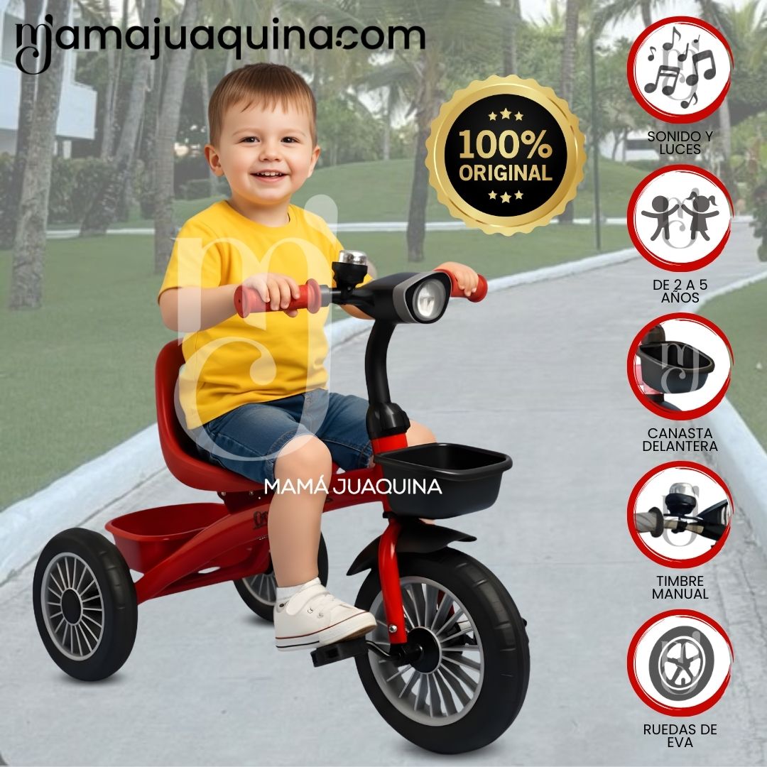 Triciclo Chavito Musical TRIKE Red