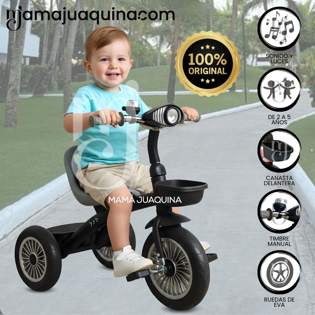 Triciclo Chavito Musical TRIKE Black