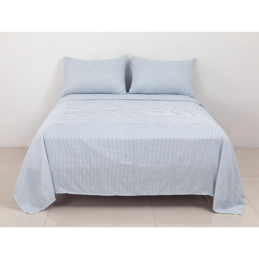 Sabana OI26 100% Micro Print Hojas 2 Plazas