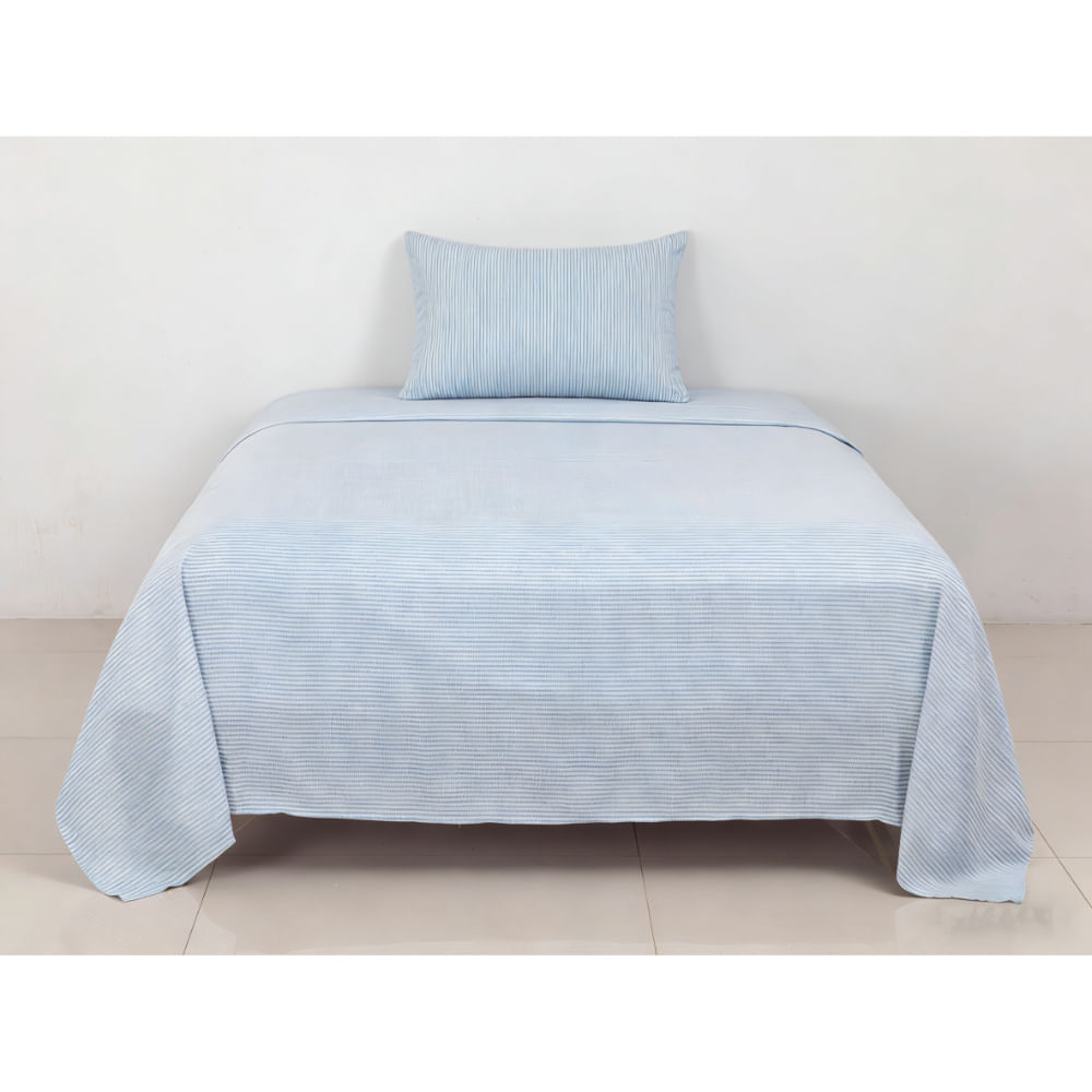 Sabana OI26 100% Micro Print Hojas 1.5 Plazas