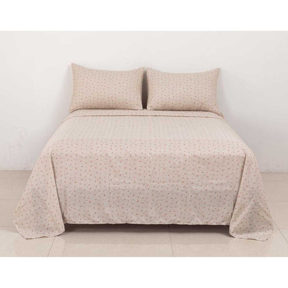 Sabana OI26 100% Micro Print Flor Geo Queen