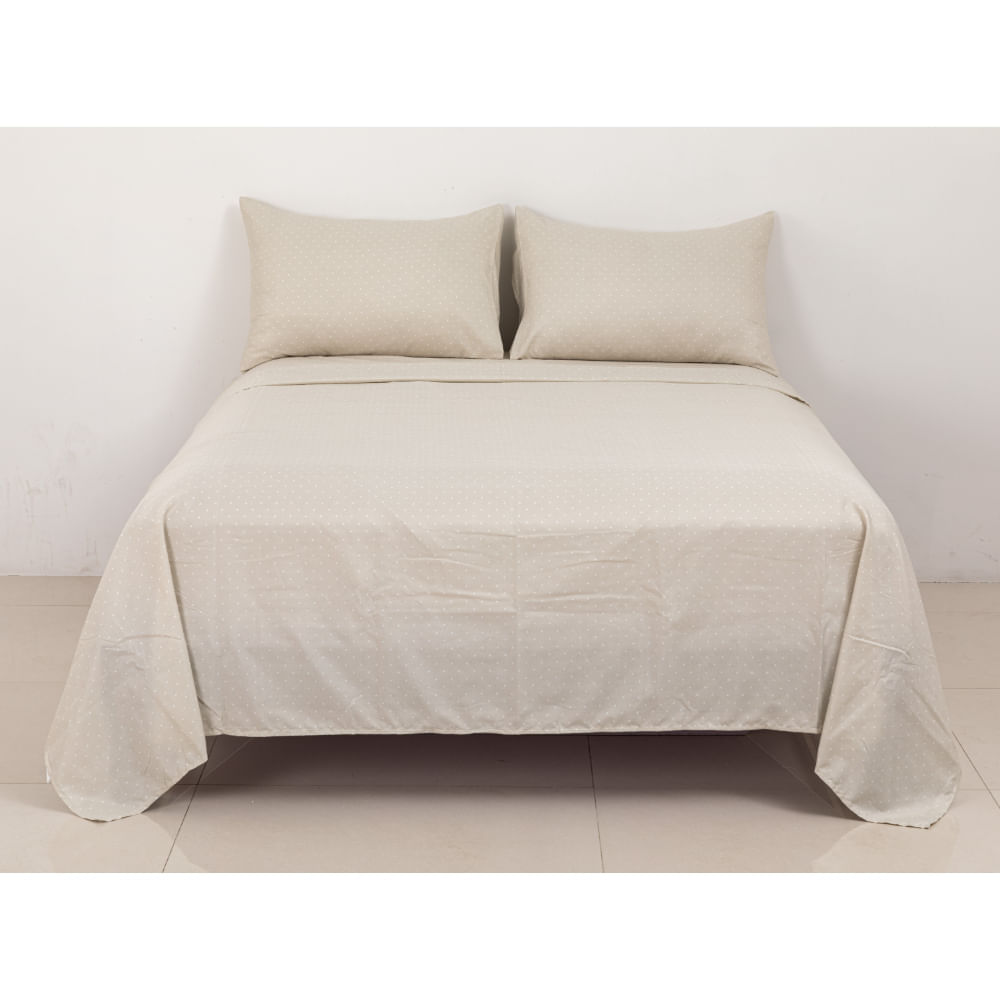 Sabana OI26 100% Micro Print Puntos Queen