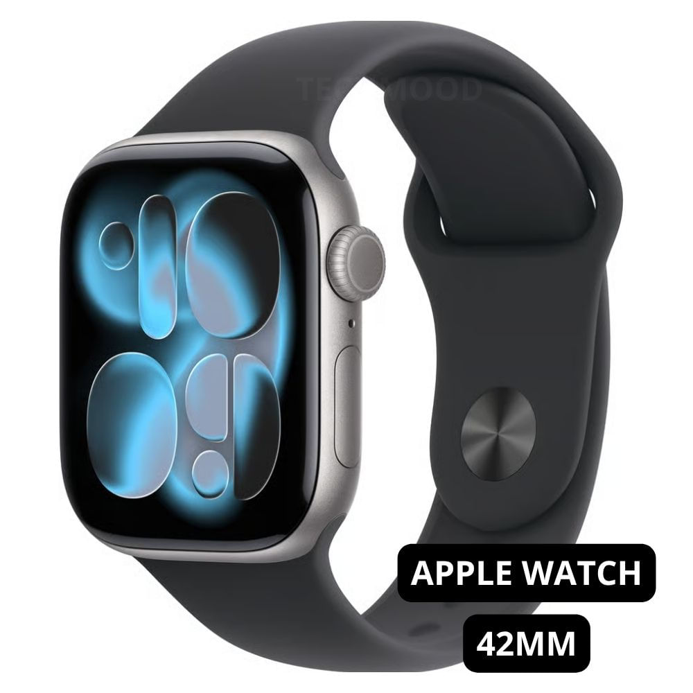 Apple Watch Series 11 Space Gray Aluminio GPS 42mm con Sport Band