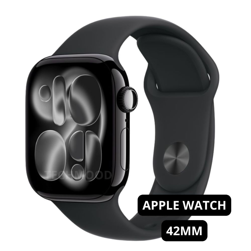 Apple Watch Series 11 Jet Black Aluminio GPS 42mm con Sport Band