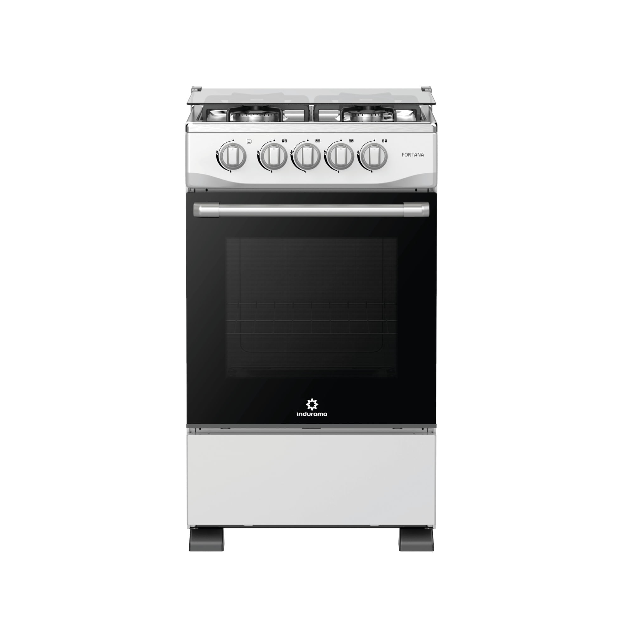 Cocina de Pie a Gas INDURAMA 4 Quemadores Fontana Gris