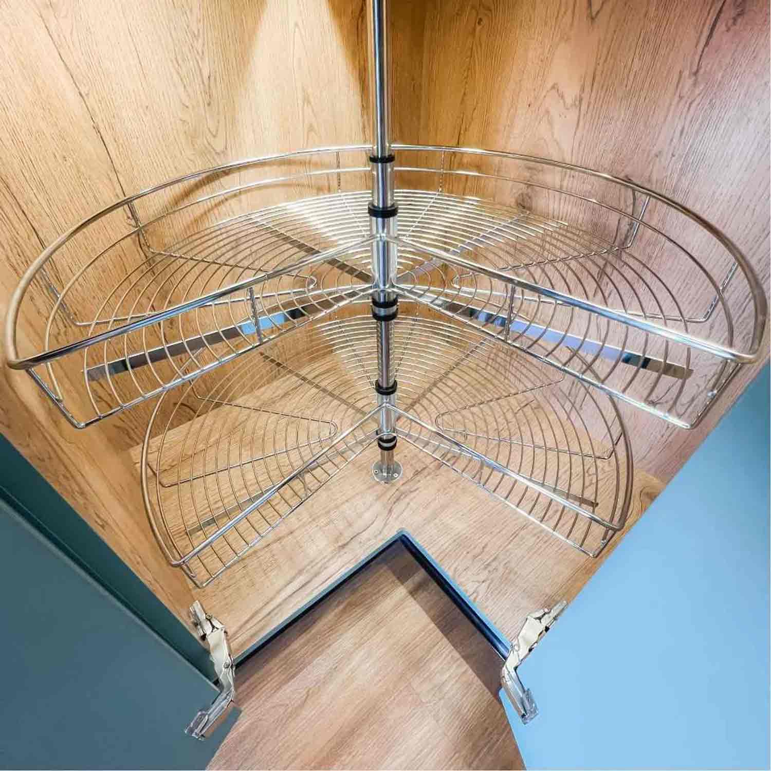 Torno Cromado 62 Cm Para Mueble De Cocina