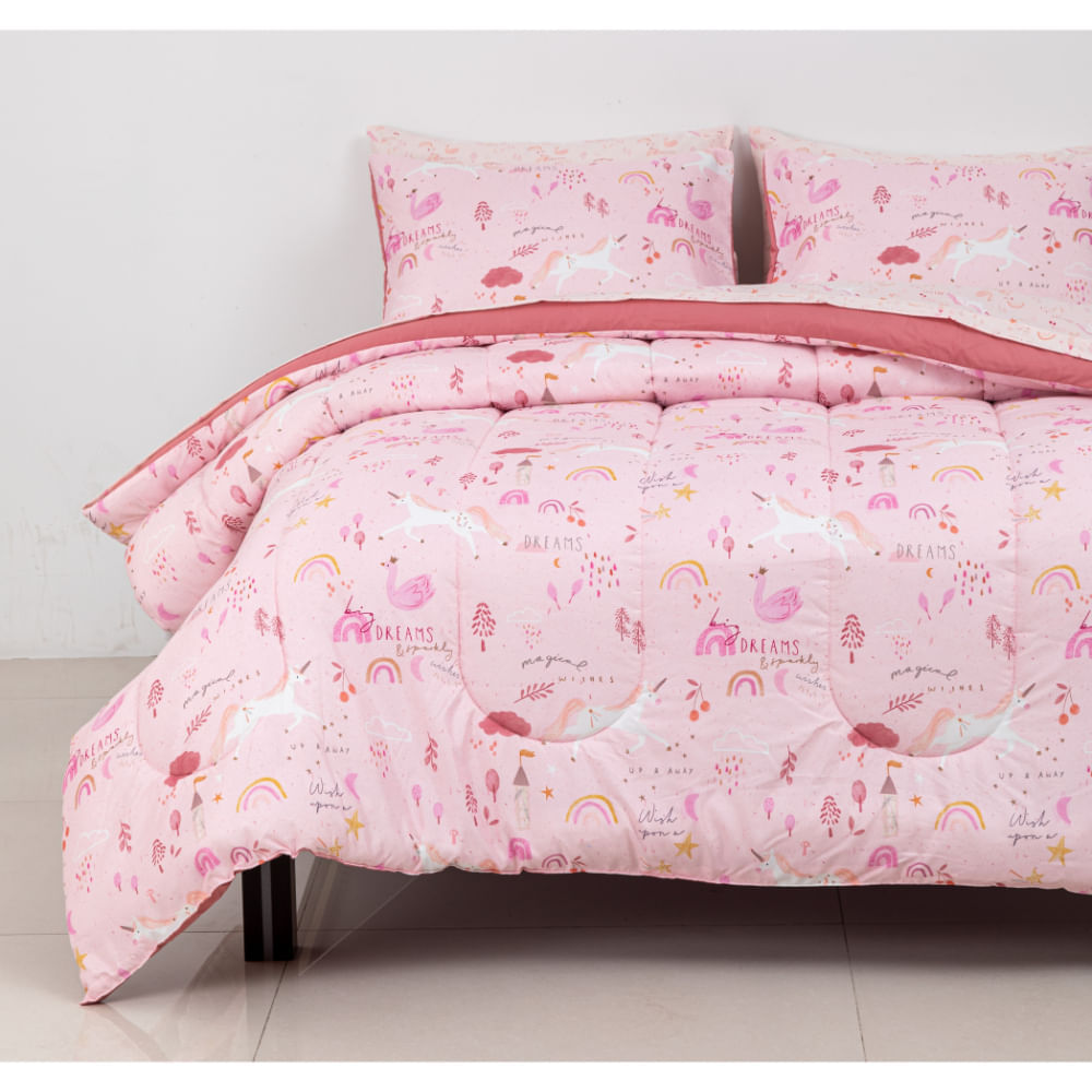 Set Edredon OI26 Micro Niña Princesa 2 Plazas