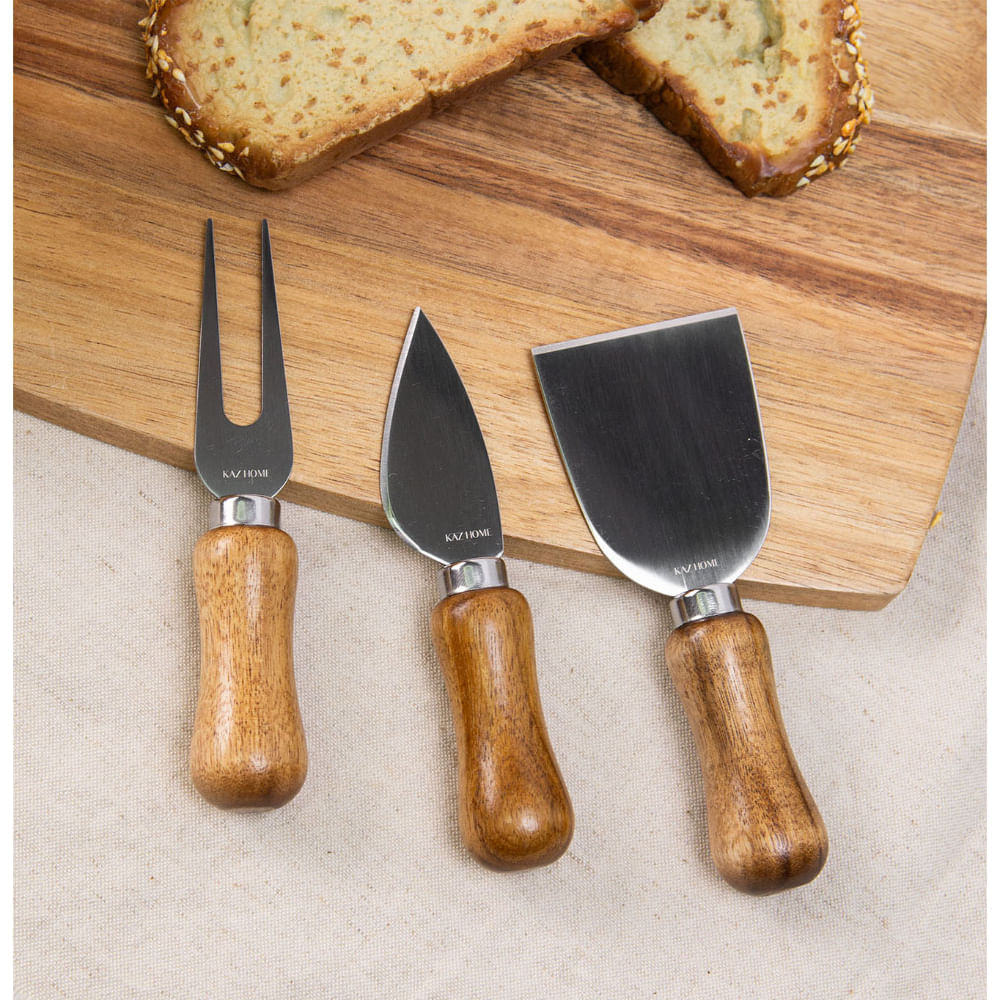 Set X3 Cuchillos Queso
