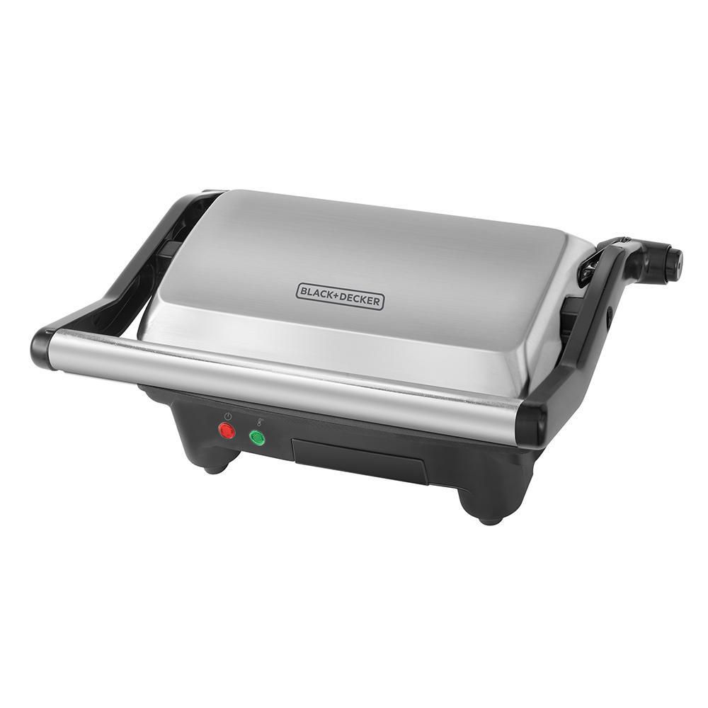 Grill Panini Black & Decker GR2976 Negro Inox