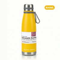 Termo Tomatodo De 800 ML Acero Inoxidable Color Amarillo
