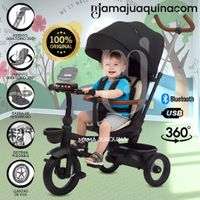 Triciclo Guiador Plegable FOLDING con Blue Black