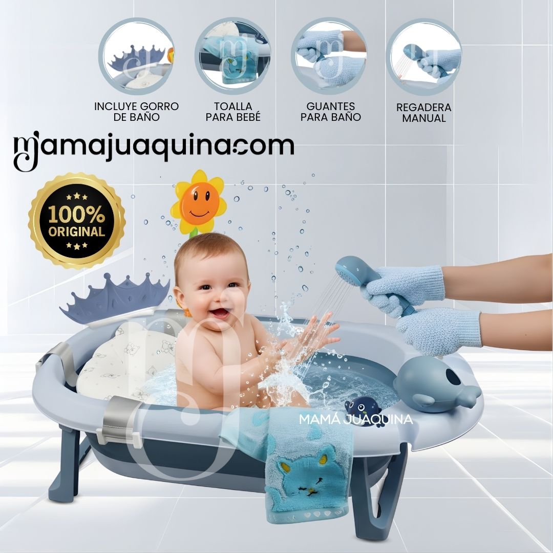 Bañera Plegable BERKEN Azul