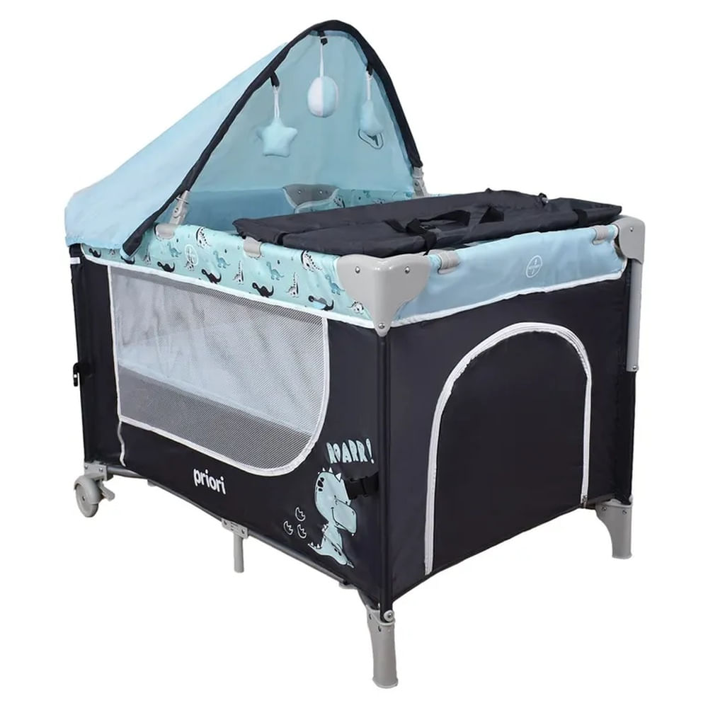 Cuna Corral Bebé Tipo Colecho Priori Madison Azul