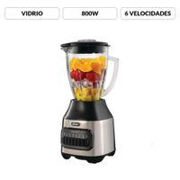 Licuadora Oster con vaso de vidrio y 6 velocidades más pulso BLSTPEG-NPB