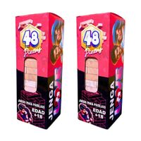 PACK 2 JENGA PAREJAS - JENGA DEL AMOR - JENGA PARA ADULTOS