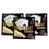 PACK 3 JUEGO DE DOMINÓ Y MÁS - JUEGO DE MESA Y CARTAS