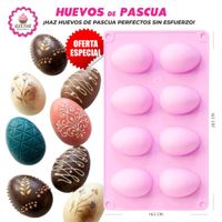 Molde de Silicona de Huevos de Pascua para Repostería