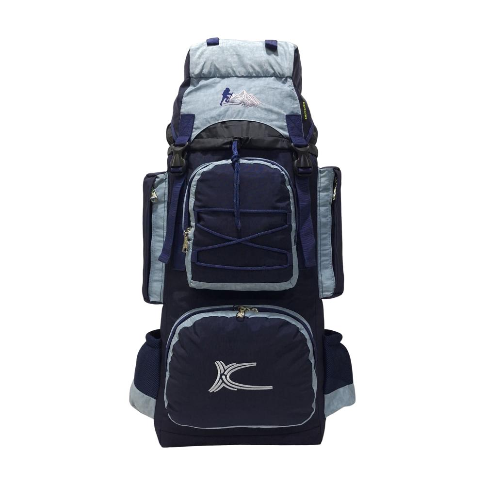 Mochila Campera Kengar Modelo N.3 Azul - Plata