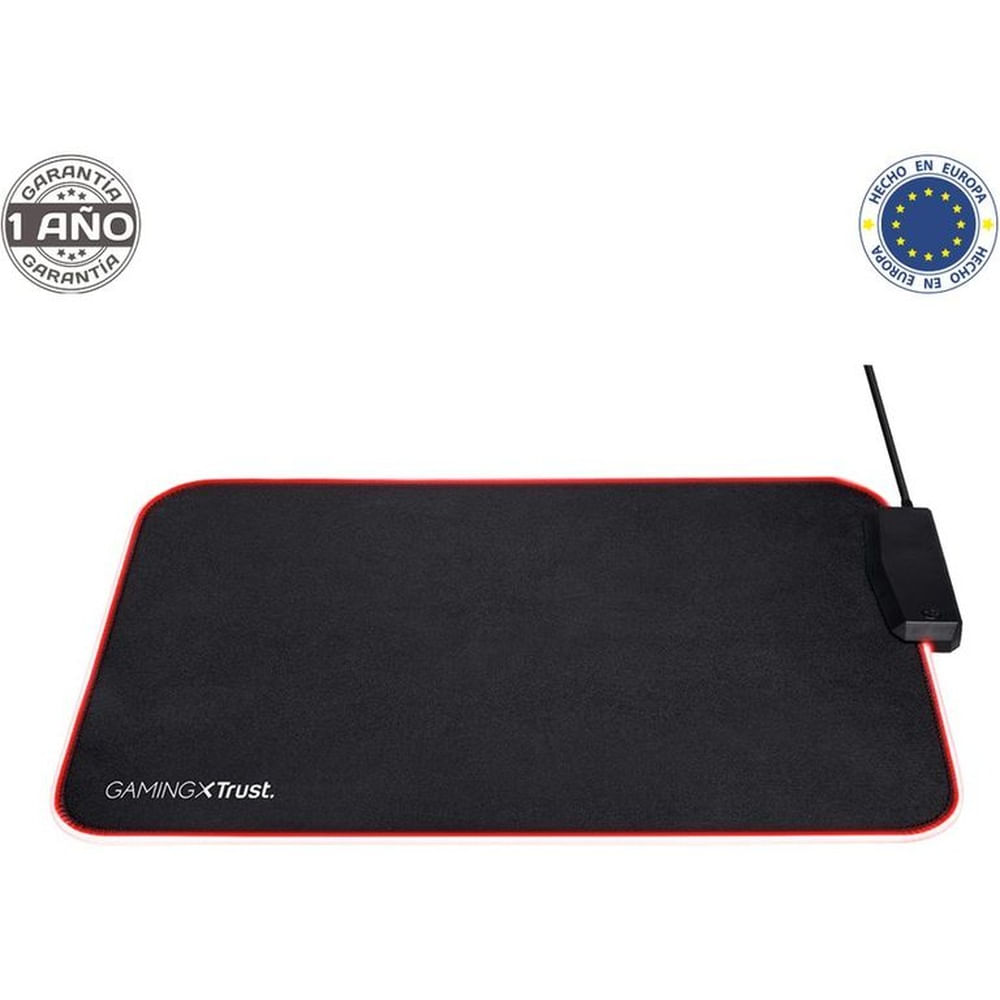 Mousepad Gamer RGB con Hub 4 Puertos USB TRUST modelo GXT765