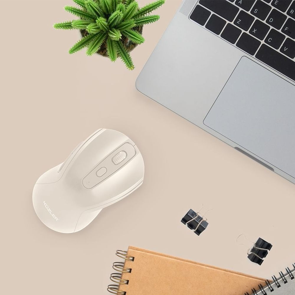 Mouse Beige recargable Bluetooth silencioso | Promart.pe - Promart