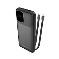 Power bank batería portátil con cables Kuzler 10000mah ANKE-106N 225w