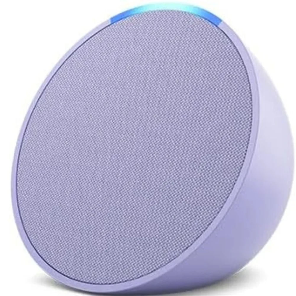 Echo Pop Parlante inteligente wifi y Bluetooth con Alexa color Lavanda