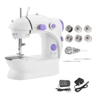 Mini Máquina De Coser Electrónica Con Mesa De Apoyo