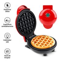 Mini Waflera CIRCULAR  Eléctrica Antiadherente