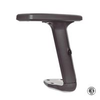 Brazos De Silla Giratoria Regulable PU - ZF Par Negro Ofideas