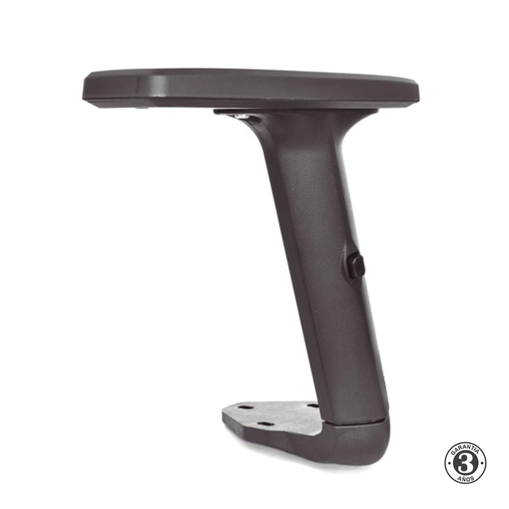 Brazos De Silla Giratoria Regulable PU - ZF Par Negro Ofideas