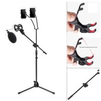 Soporte Pedestal Tripode Parante para Microfono Celular