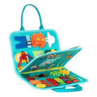 MALETÍN TABLERO DIDÁCTICO SENSORIAL - JUEGO DIDÁTICO