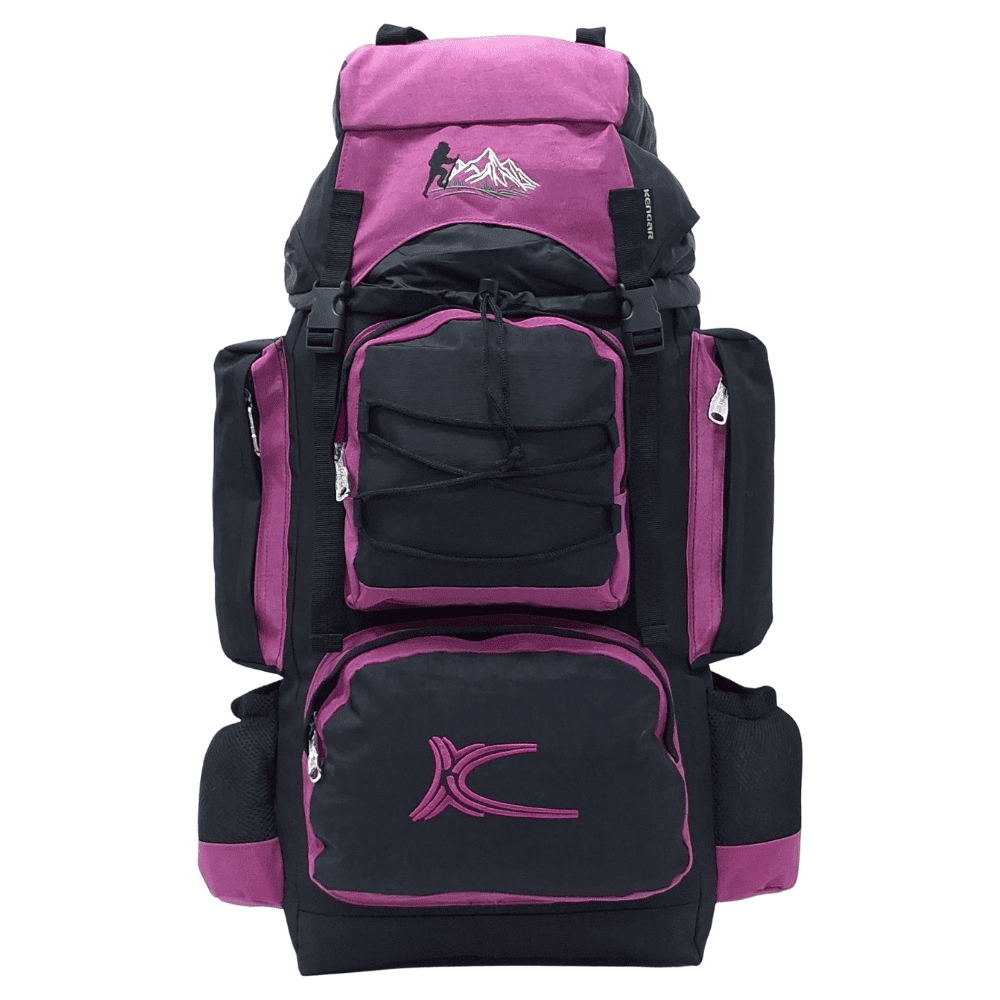 Mochila Campera Kengar Modelo N.3 Negro - Barney