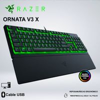 TECLADO GAMER ORNATA V3 X ERGONOMICO SILENCIOSO LOW PROFILE DURADERO