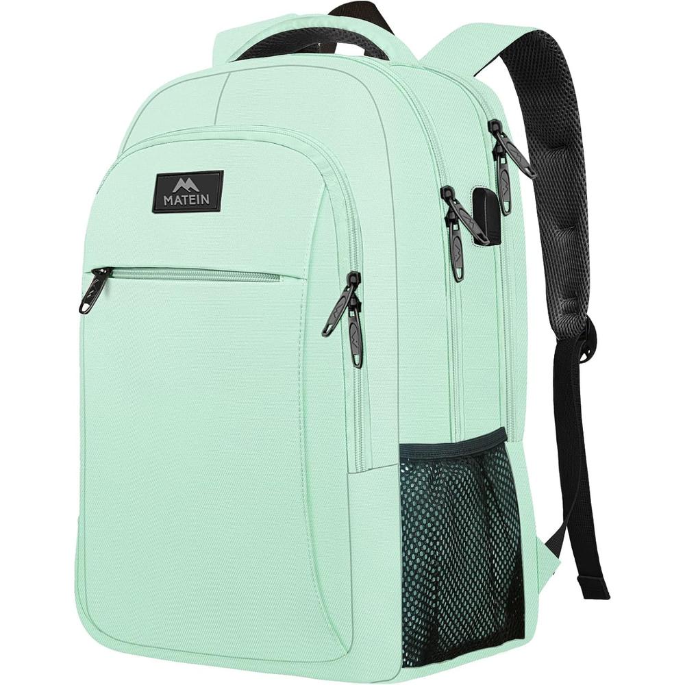 MOCHILA MATEIN 15.6'' / 40 CM | VERDE MENTA