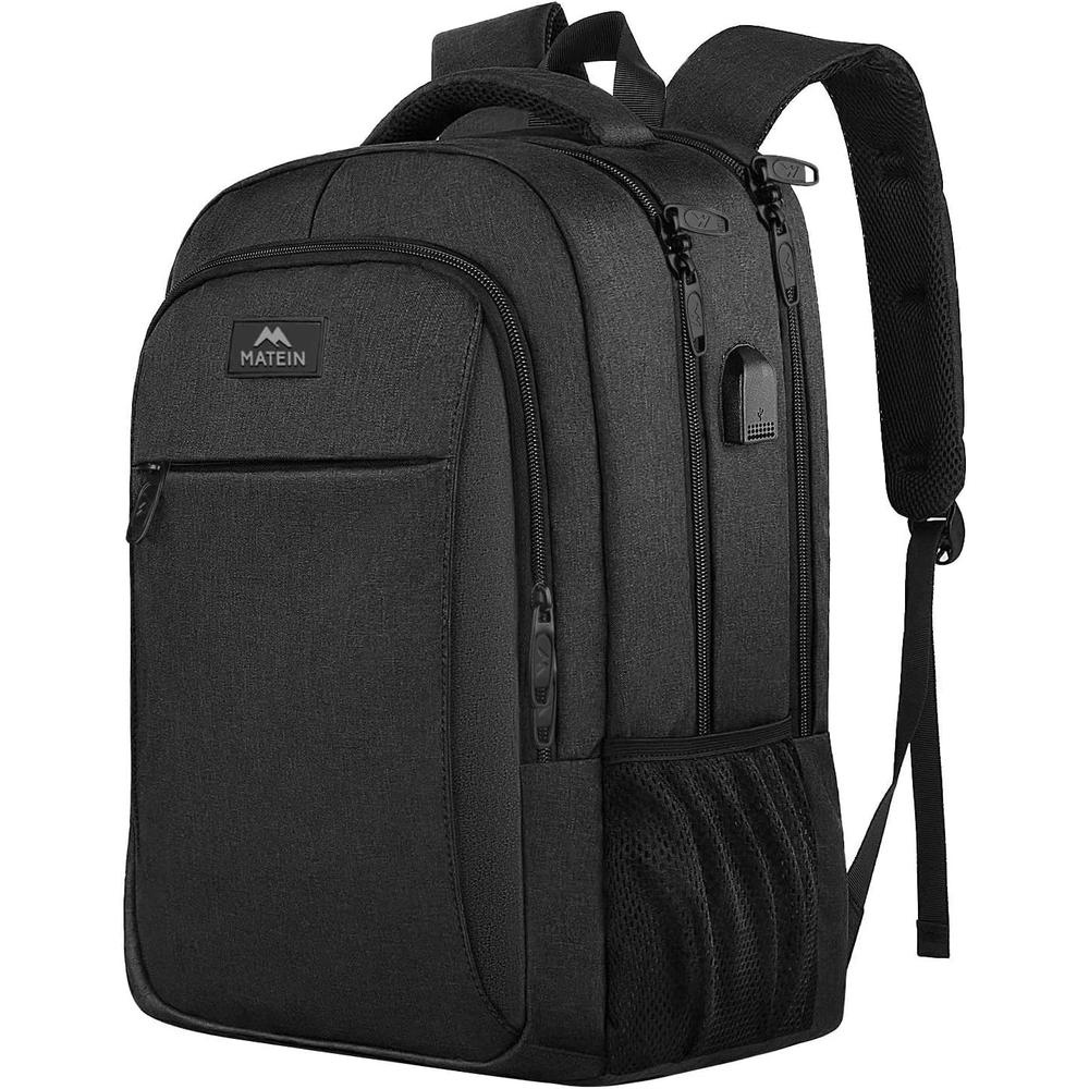 MOCHILA MATEIN 15.6'' / 40 CM | BLACK CHARCOAL