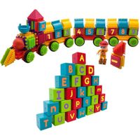 BLOQUES CONSTRUCCIÓN TREN Y ALFABETO PICASSOTILES