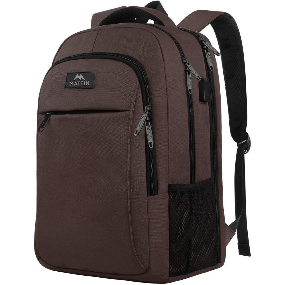 MOCHILA MATEIN 17'' / 43 CM | DARK BROWN