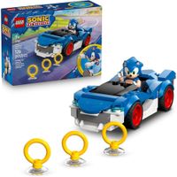 LEGO SONIC THE HEDGEHOG SONIC SPEEDSTER LIGHTNING RACE CAR 77117