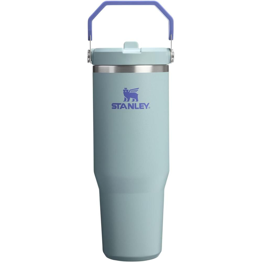 STANLEY ICEFLOW 2.0 FLIP STRAW TUMBLER WITH HANDLE 30 OZ / 887 ML | AZUL VERDOSO