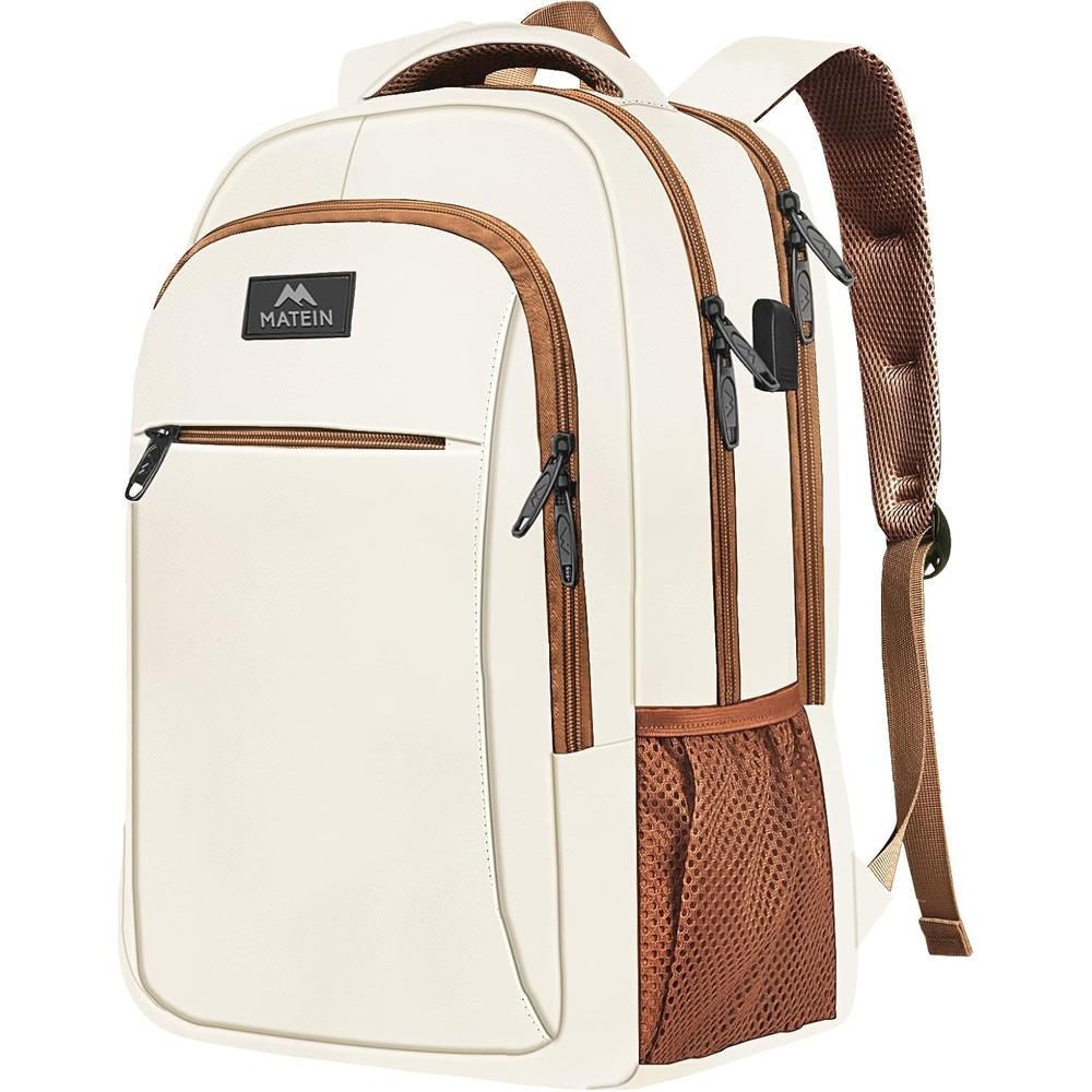 MOCHILA MATEIN 15.6'' / 40 CM | BEIGE / BROWN