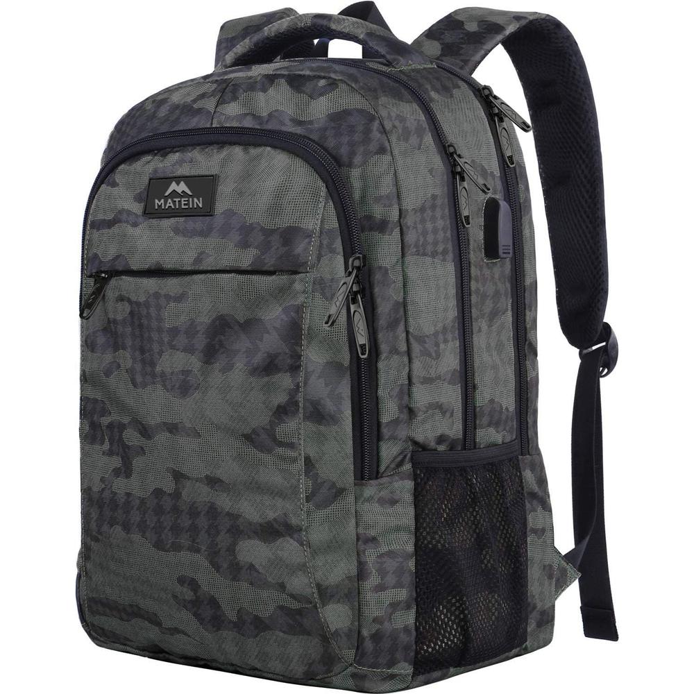 MOCHILA MATEIN 15.6'' / 40 CM | GREY / BLACK CAMO