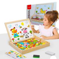 Pizarra Didáctica Imantada 2 en 1 Acrílica y Tiza para Niños