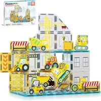BLOQUES MAGNÉTICOS VEHÍCULOS CONSTRUCCIÓN PTQ11 PICASSOTILES