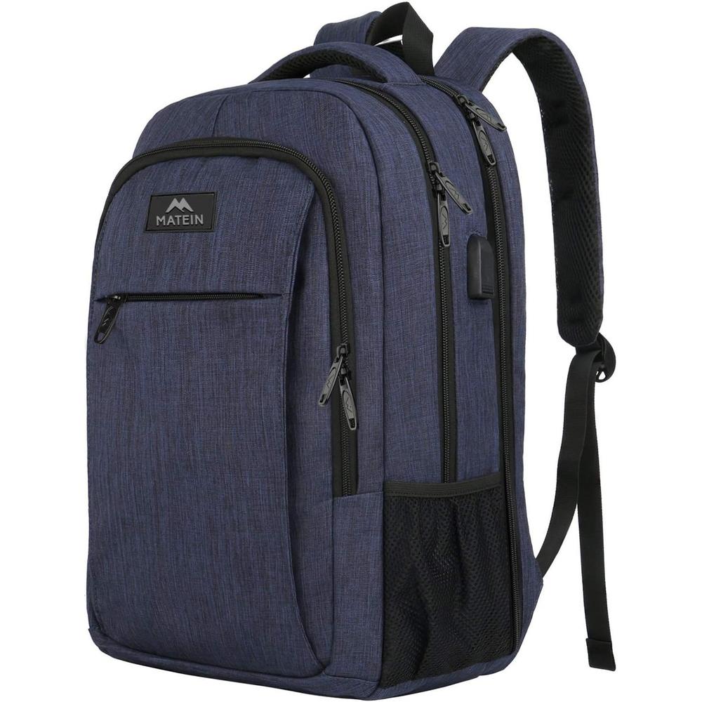 MOCHILA MATEIN 17'' / 43 CM | AZUL MARINO