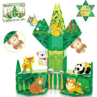 BLOQUES MAGNÉTICOS ANIMALES BOSQUE PTQ16 PICASSOTILES