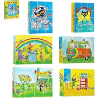 CUBOS MAGNÉTICOS PETE THE CAT PTC03 6 PIEZAS PICASSOTILES