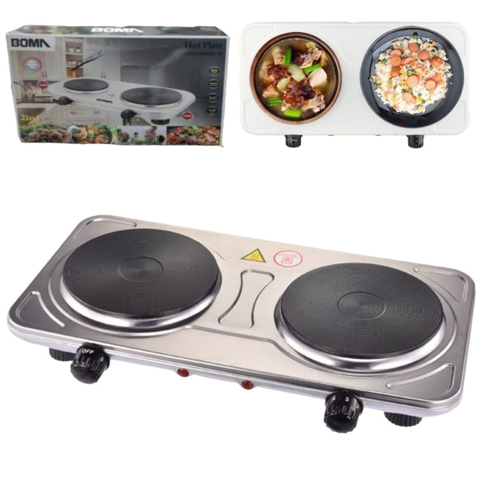 Cocina Eléctrica Boma 200k-1s 2 Hornillas Industrial