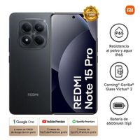 CELULAR XIAOMI REDMI NOTE 15 PRO 4G 8GB RAM 256GB ROM COLOR BLACK