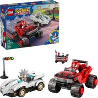 LEGO SONIC THE HEDGEHOG COCHE DE SILVER VS MONSTER TRUCK DE KNUCKLES 77118